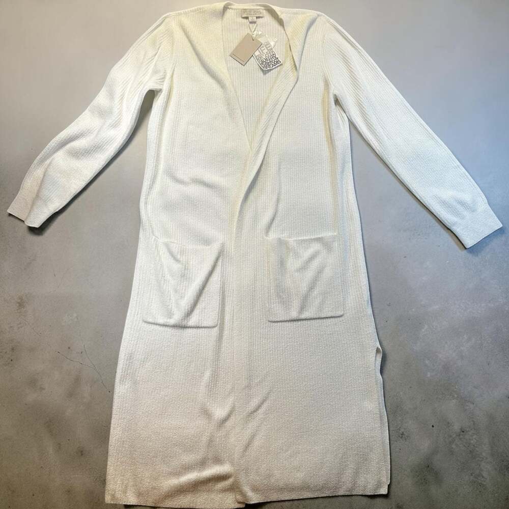 Barefoot Dreams New Cozy UltraLite Long Cardigan Duster Minimalist Neutral Soft